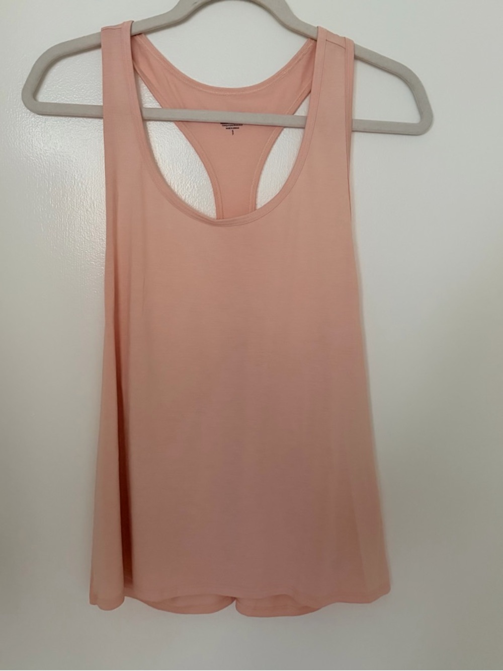 NWT-Athleta Light Pink, With Ease, Sport Racerback Tank Top - SM